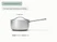 Caraway stainless steel sauce pan dimensions. diameter: 8 in; capacity: 3 qt.